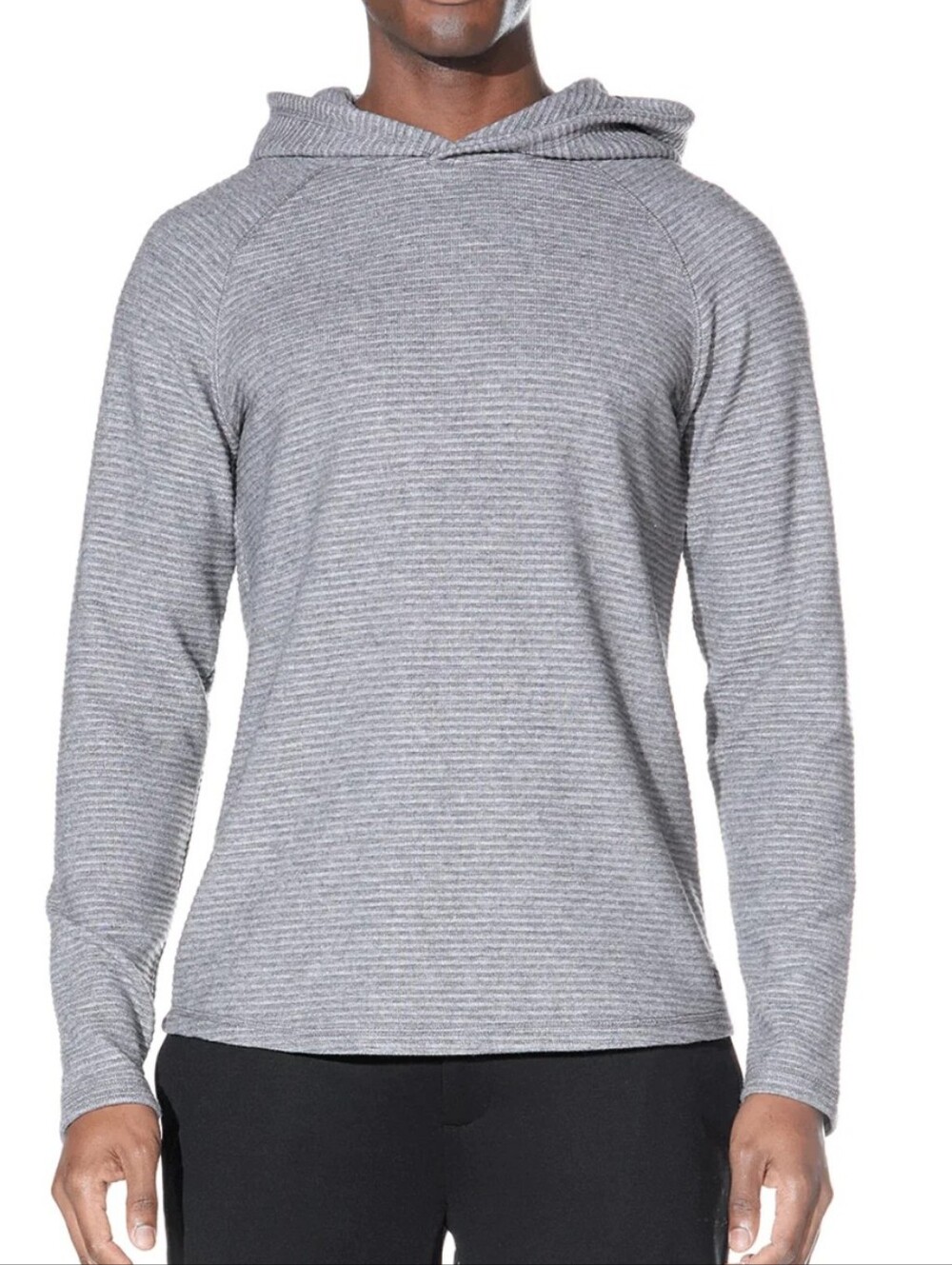 Civil Society Men's Wolfe Waffle Knit Hoodie In Gray Tones
